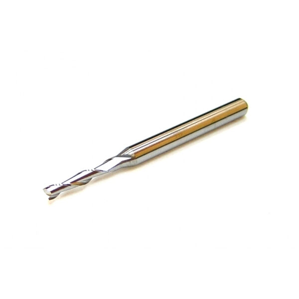 VHM-Fräser mit Fischschwanzanschliff Ø 1.0 mm