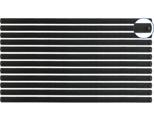 Stift Sägeblätter 148 mm, (12x Metall)