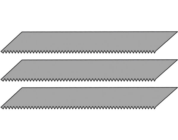 3 Sägeblätter für Designermesser