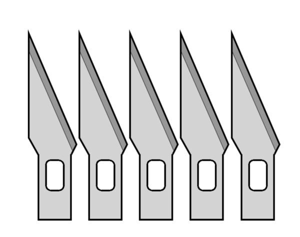 5 Ersatzmesser Nr.1