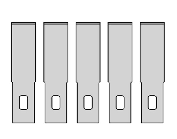 5 Ersatzmesser Nr.2