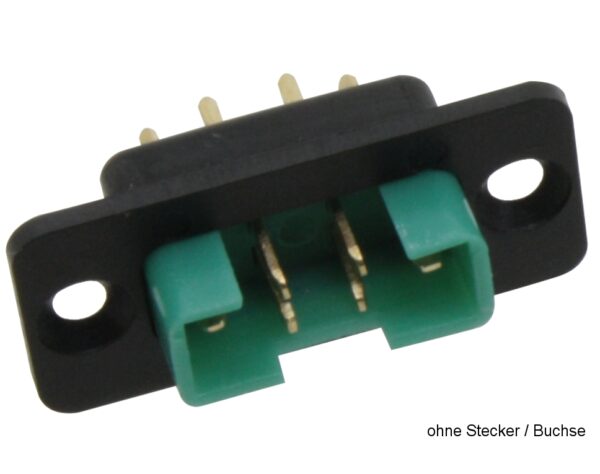 Rahmen für Hochstrom Stecker + Buchse kurz