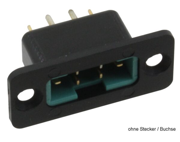 Rahmen für Hochstrom Stecker + Buchse lang