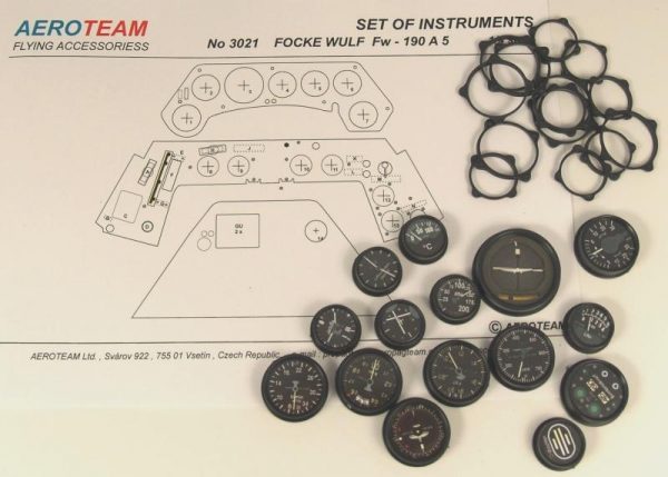 Cockpit Instrumente Focke Wulf FW-190 1/5