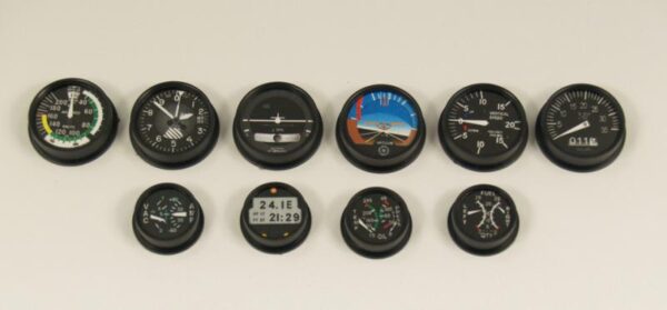 1/3 Cockpit Instrumente neuere Flugzeuge allg.