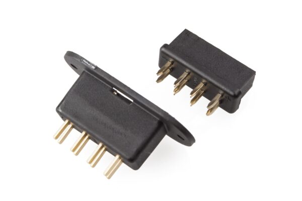 MPX8 GP Hochstromstecker, schwarz, 1 Paar
