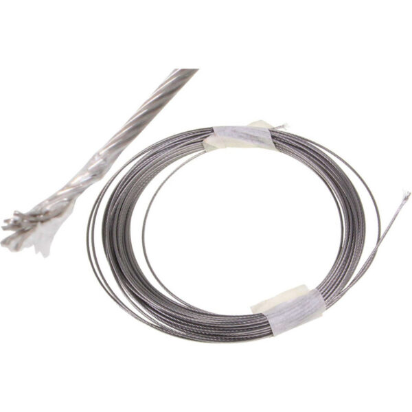 Edelstahlseil 30 kp, Durchmesser 0.75 mm