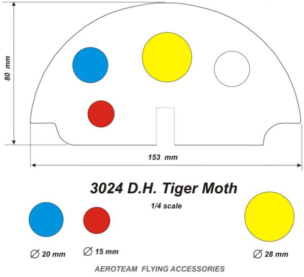 Instrumentenbrett Tiger Moth