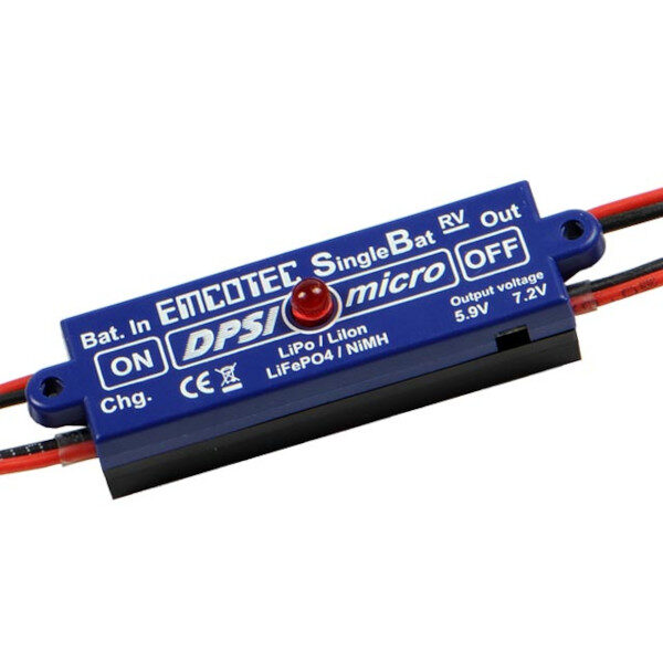 DPSI Micro SingleBat 5.9V/7.2V MPX Magnetschalter
