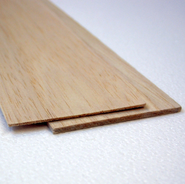 1.0 mm Balsabrett 1000 x 100