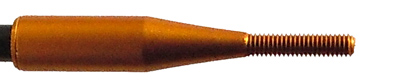 Alu-Gewindehülse M2.5 für 4 mm Carbonrohr