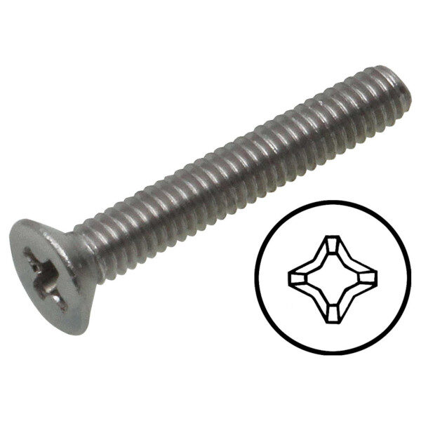 Senkschr. Kreuzschlitz M2 x 16, 10 Stk.