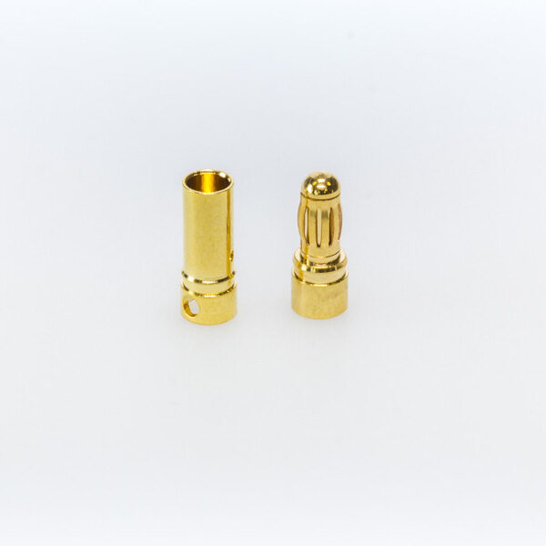 LiPo Stecksystem 3.5mm vergoldet - 10 Paar