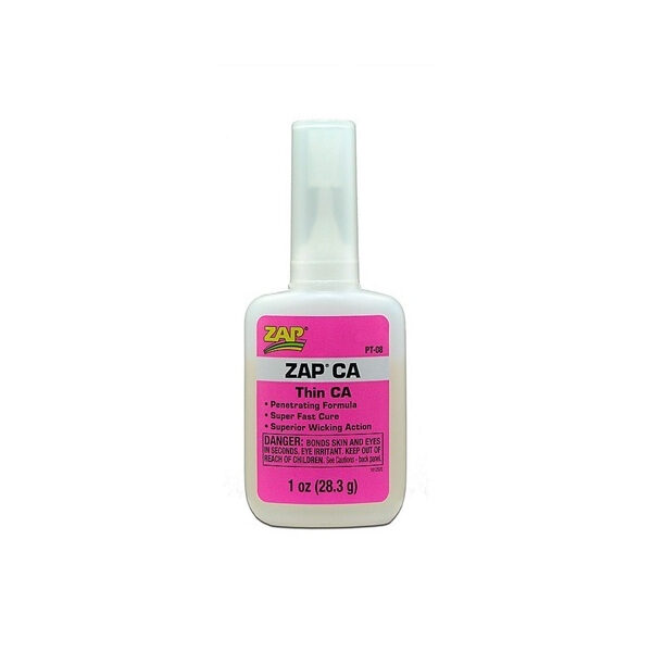 ZAP CA pink Sek-Kleber dünn 28gr