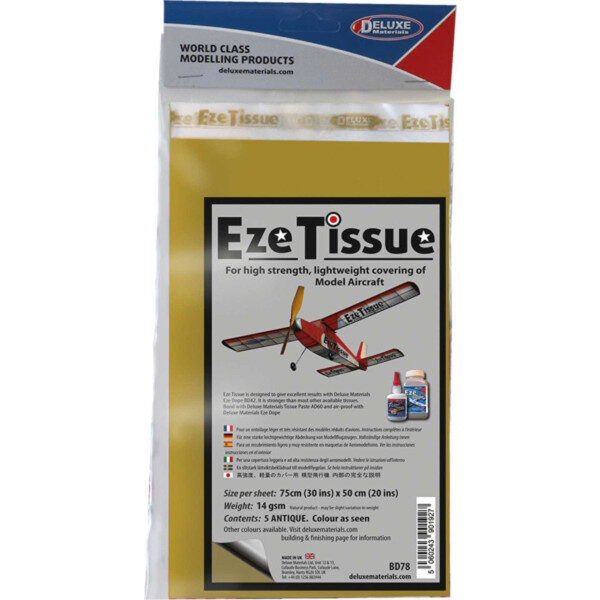 DELUXE Eze Tissue Antik Bespannpapier