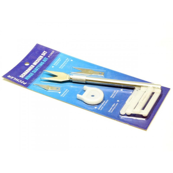 Scharnier Schneide Schlitz Set