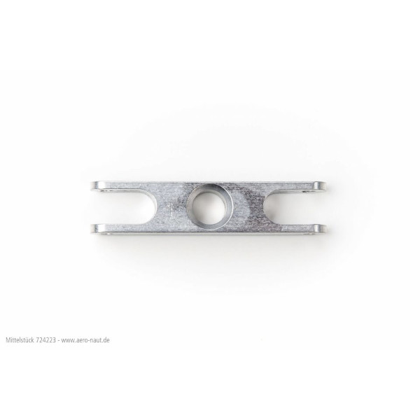 Alu-2Bl. Mittelstück 42mm/+5°