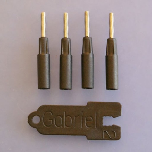 CFK Kugelgelenkadapter M2 für 3 mm Carbonrohr